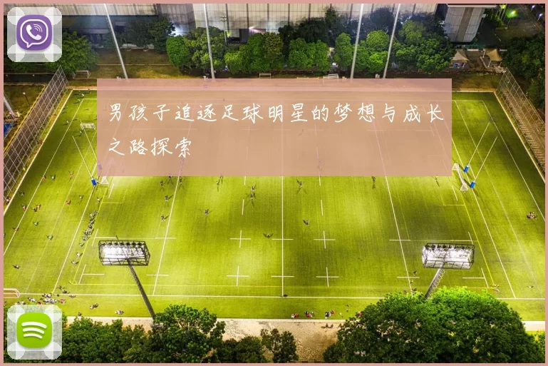 男孩子追逐足球明星的梦想与成长之路探索